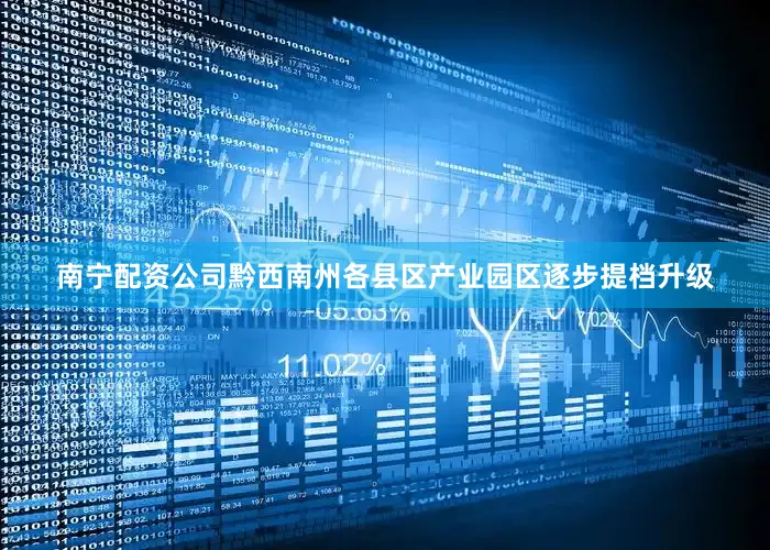 南宁配资公司黔西南州各县区产业园区逐步提档升级