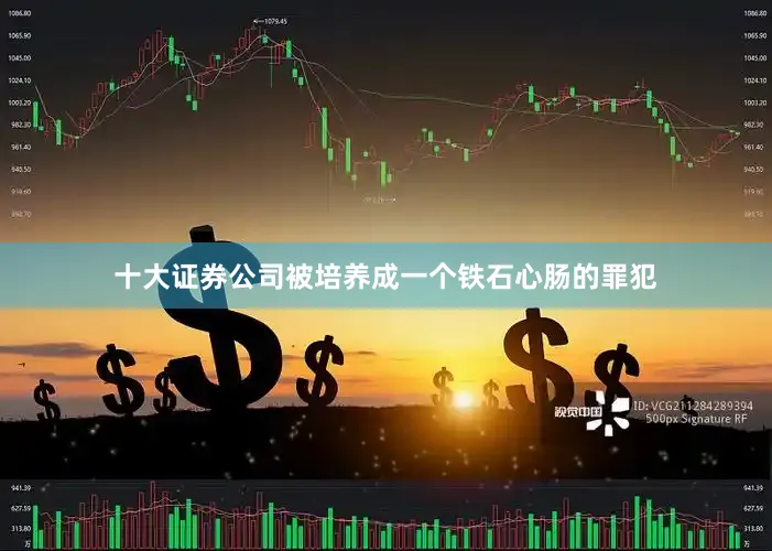 十大证券公司被培养成一个铁石心肠的罪犯